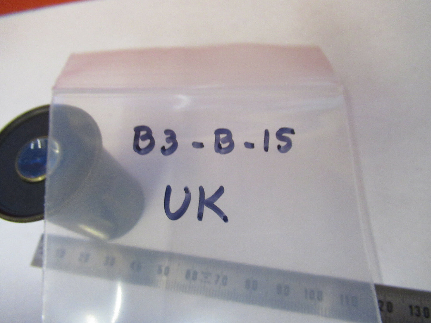 Antique Brass UK Eyepiece Rare Lens Optics Microscope Part