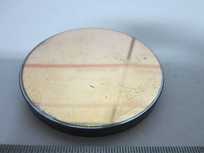 SCHROTT OPTISCHER SILIKONLINSENFILTER 27,8 GRAMM INFRAROTLASEROPTIK BIN#K7-40