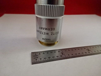 MIKROSKOPTEIL OBJEKTIV LEITZ GERMANY FLUOTAR 100X INFINI OPTICS AS IS #F2-A-9