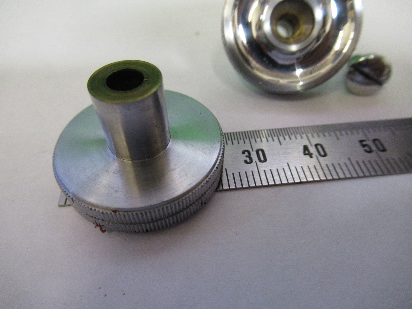 SEIBERT WETZLAR BRASS SET KNOBS MICROSCOPE PART AS PICTURED U9-A-26