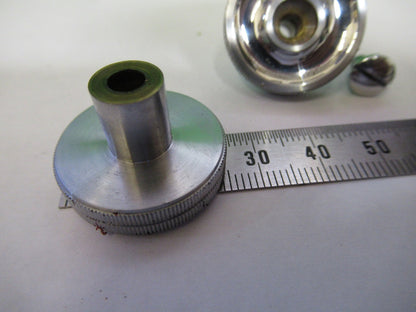 SEIBERT WETZLAR BRASS SET KNOBS MICROSCOPE PART AS PICTURED U9-A-26