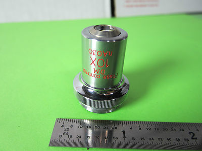 Optical Microscope Part Unitron Objective Dm Phase Contrast 10X Optics