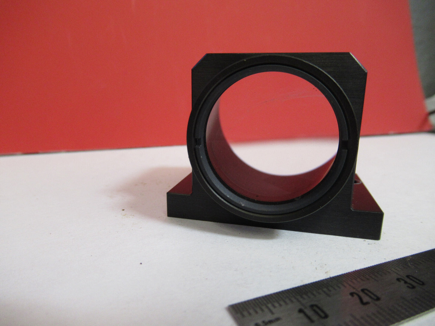 ZEISS GERMANY GLASS FOCUS LENS HEAD OPTICS MICROSCOPE PART AS PICTURED Y5-A-47