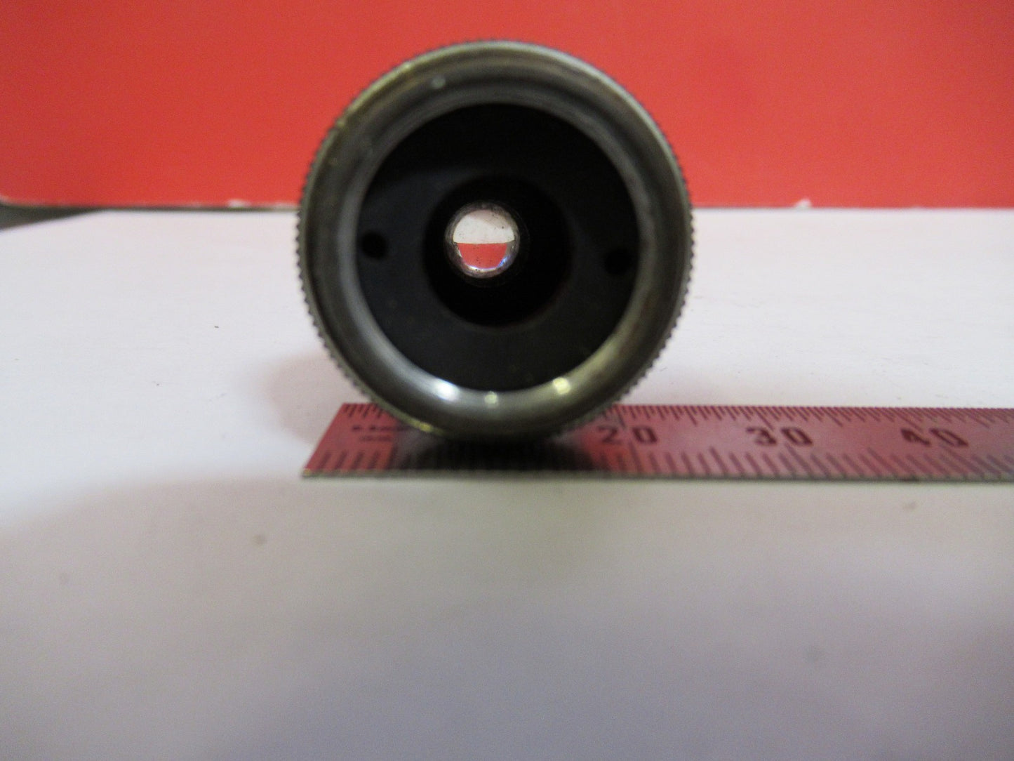 BAUSCH LOMB 75X    /215mm OBJECTIVE LENS MICROSCOPE PART AS PICTURED T5-A-29