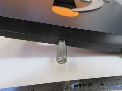 OLYMPUS JAPAN STAGE TABLE XY MICROMETER MICROSCOPE PART AS PICTURED &14-FT-33