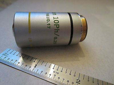 MIKROSKOPTEIL OPTIK OBJEKTIV 10X PLAN 10PH AS IST BIN#RED