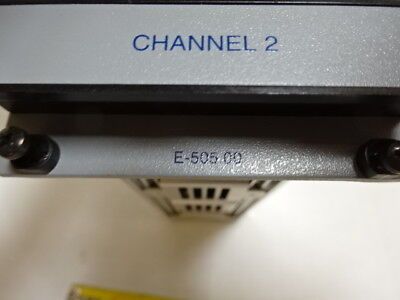 PI PHYSIK INSTRUMENTE GERMANY LVPZT AMPLIFIER E-505 NANO POSITIONING DRIVER #A