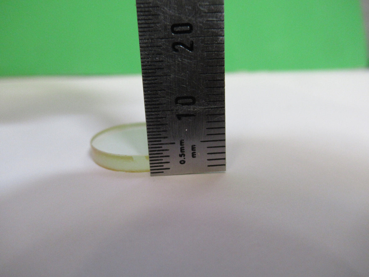 FLAT OPTICAL LENS BK7 GLASS 20mm DIAMETER OPTICS AS PICTURED X4-A-51