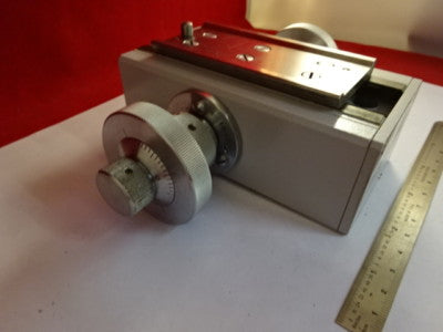 ZEISS PHOTOMIC STAGE KNOBS MECHANISM MICROMETER MICROSCOPE PART AS IS #67-97
