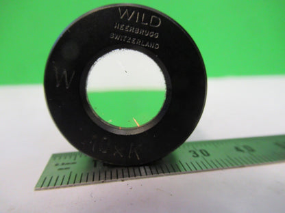 WILD HEERBRUGG SWISS W 10xK EYEPIECE OPTICS MICROSCOPE PART AS PICTURED W4-B-19