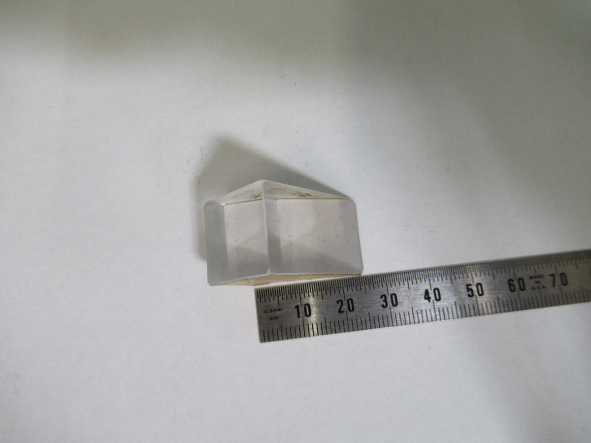 BAUSCH LOMB GLASS PRISM OPTICS MICROSCOPE OPTICAL PART AS PICTURED 98-A-14