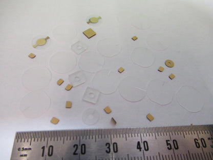Lot Blanks Piezoelectric Quartz Crystal X-y-cut Gold Coated Piezo Sensor