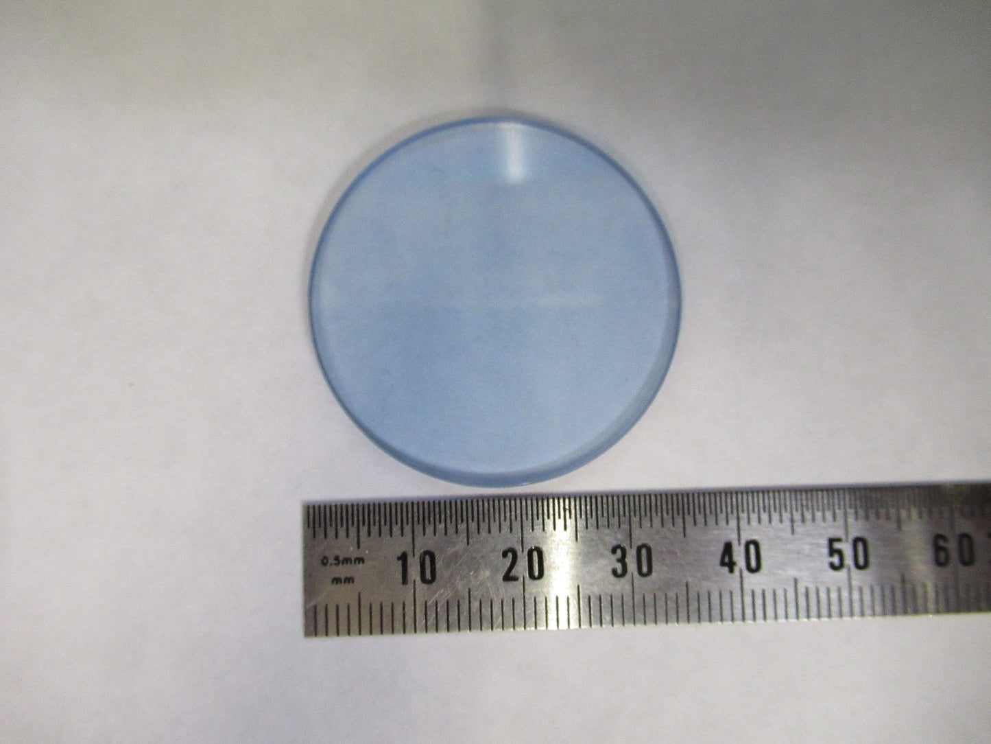 ZEISS GERMANY GLASS FILTER LIGHT BLUE OPTICS MICROSCOPE PART AS PICTURED V8-B-26