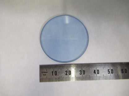 ZEISS GERMANY GLASS FILTER LIGHT BLUE OPTICS MICROSCOPE PART AS PICTURED V8-B-26