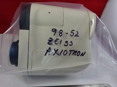 ZEISS AXIOTRON GERMANY HEAD BINOCULAR OPTICAL MICROSCOPE PART OPTICS AS IS 98-52