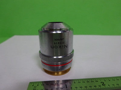 MICROSCOPE PART OBJECTIVE NIKON JAPAN BD 5X PLAN OPTICS AS IS #AF-E-06