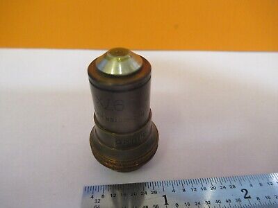ANTIKES BAUSCH LOMB 97X 1,9 mm OBJEKTIV-MIKROSKOP-TEIL WIE ABGEBILDET &amp;7B-B-09
