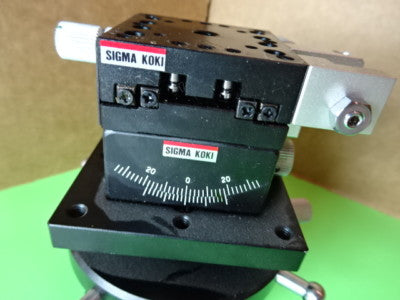 Sigma Koki Rotatable Optical Laser Stage Micrometer Pro Optics