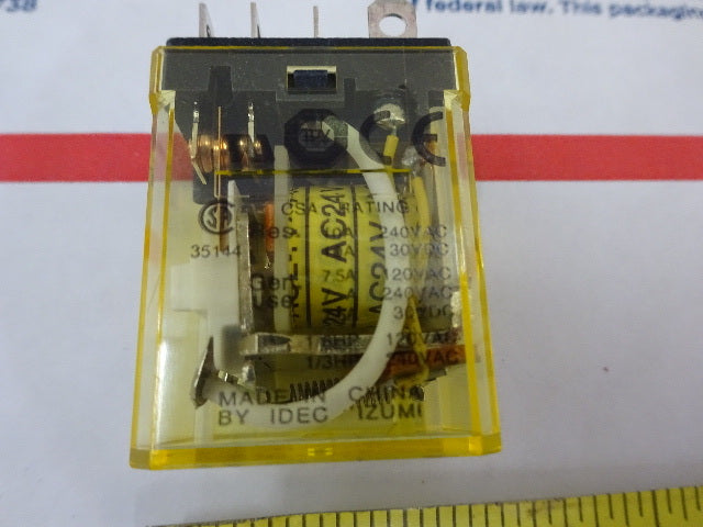 IDEC RELAY RH2B-UL ELECTRONIC CONTROL AS IS &X8-FW-04