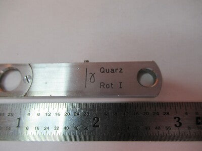 LEITZ GERMANY QUARTZ LAMBDA SLIDE ROT MICROSCOPE OPTICS PC AS PICTURED &3K-A-65