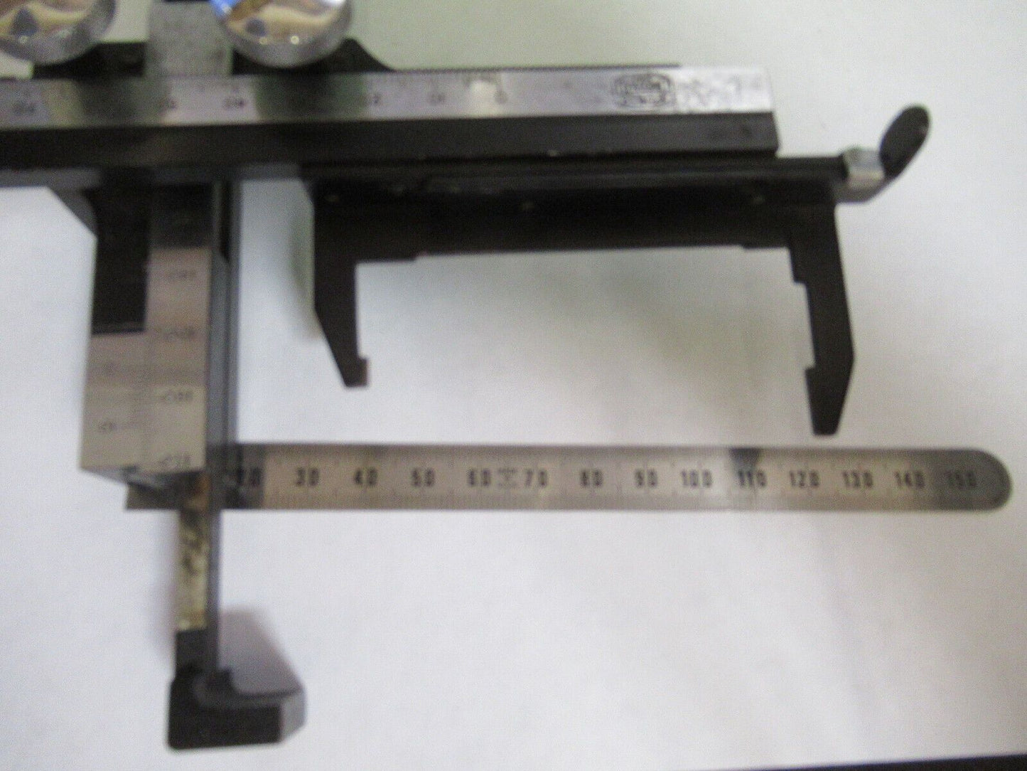 ANTIQUE SPENCER BUFFALO XY STAGE CLIPS MICROSCOPE PART AS PICTURED H7-B-66