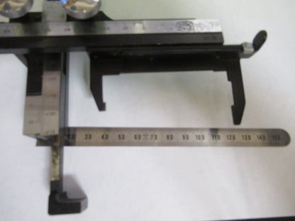 ANTIQUE SPENCER BUFFALO XY STAGE CLIPS MICROSCOPE PART AS PICTURED H7-B-66