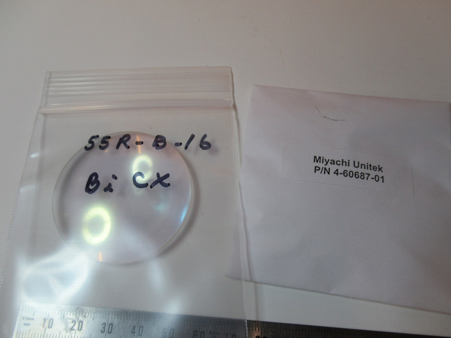 Optical Lens Bi Convex Miyachi Unitek 4-60687-01 Optics