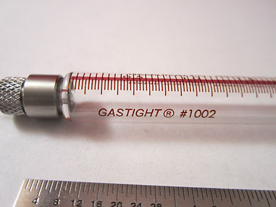 HAMILTON GLASS SYRINGE 2.5 ml GAS CHROMATOGRAPHY BIN#1C