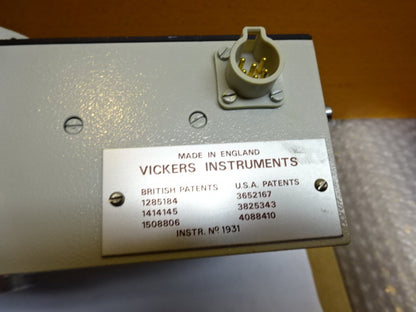 MICROSCOPE PART VICKERS ENGLAND MEASURING HEAD RARE UK OPTICS AS IS #81-58