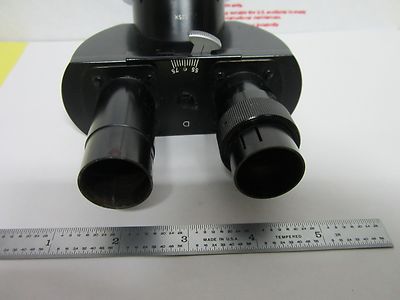 MICROSCOPE PART LEITZ WETZLAR HEAD ORTHOLUX 1.25X OPTICS AS IS BIN#H8-19