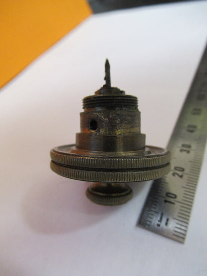 Antique Bausch & Lomb Stage Adjust Assembly Microscope Part