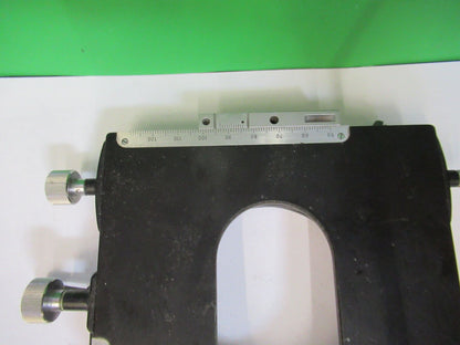 WILD M20 SWISS STAGE TABLE MICROMETER MICROSCOPE PART OPTICS AS PICTURED R8-A-58