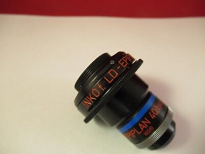 ZEISS POL INKO OBJECTIVE 40X /160 462124 MICROSCOPE PART AS PICTURED #FT-4-124