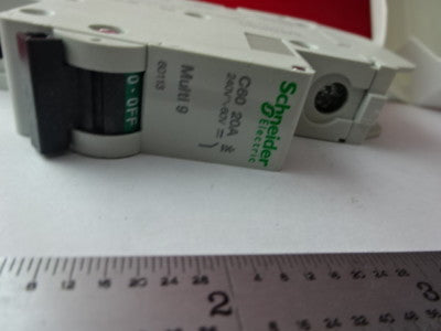 SCHNEIDER ELECTRIC MULTI 9 C60 20A CIRCUIT BREAKER 60113 FRANCE AS IS #83-R-99