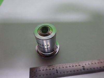 MIKROSKOPTEIL OBJEKTIV UNITRON M10 OPTIK WIE BESEHEN #Y3-11