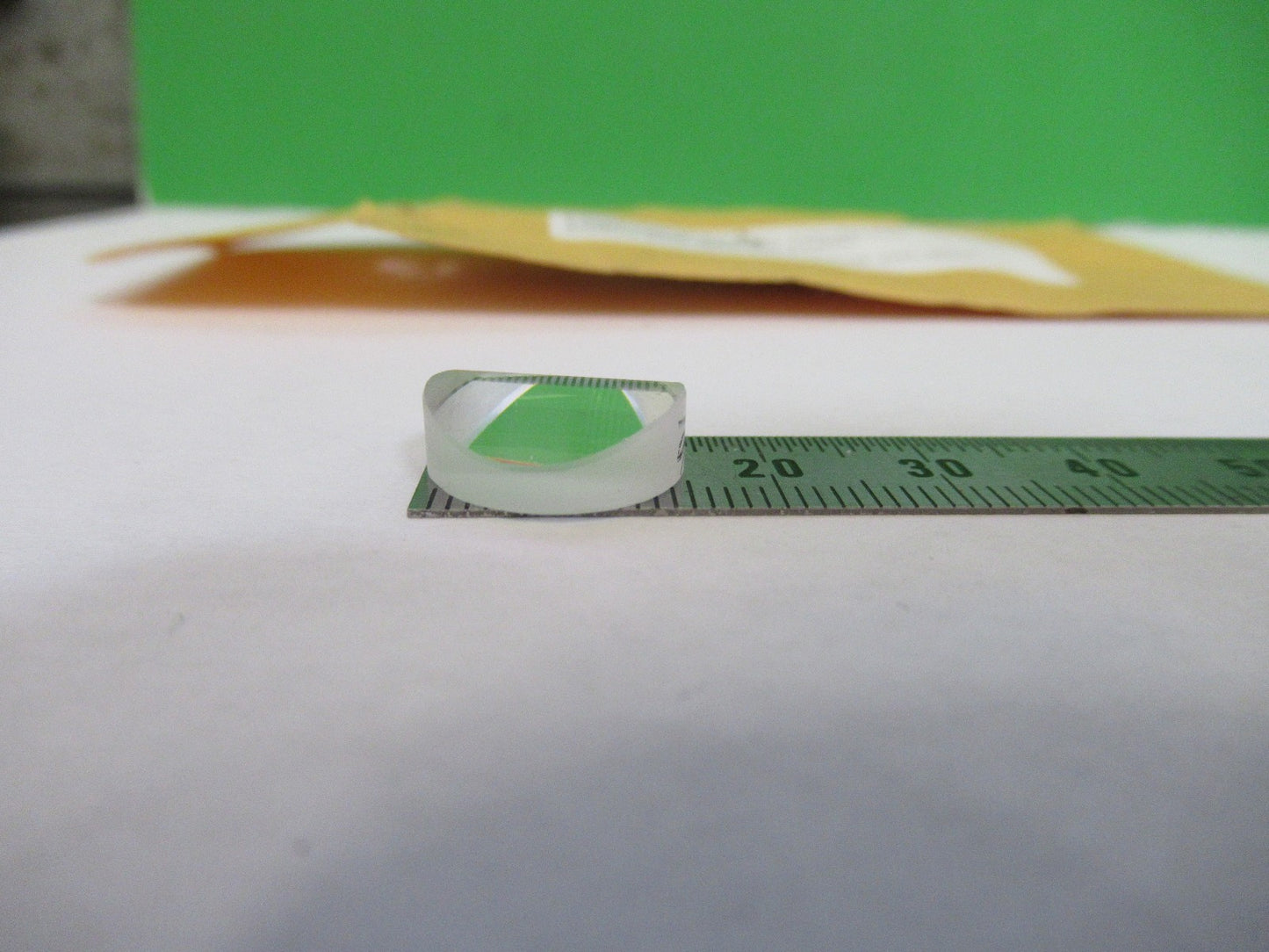 OPTICAL GLASS CYLINDER 15mm LENS LASER OPTICS NICE AS PICTURED U8-A-102