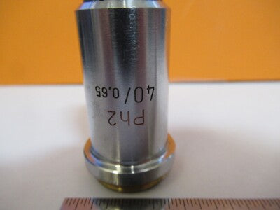 CARL ZEISS GERMANY PH2 40X OBJECTIVE MICROSCOPE PART AS PICTURED &FT-1-A-48