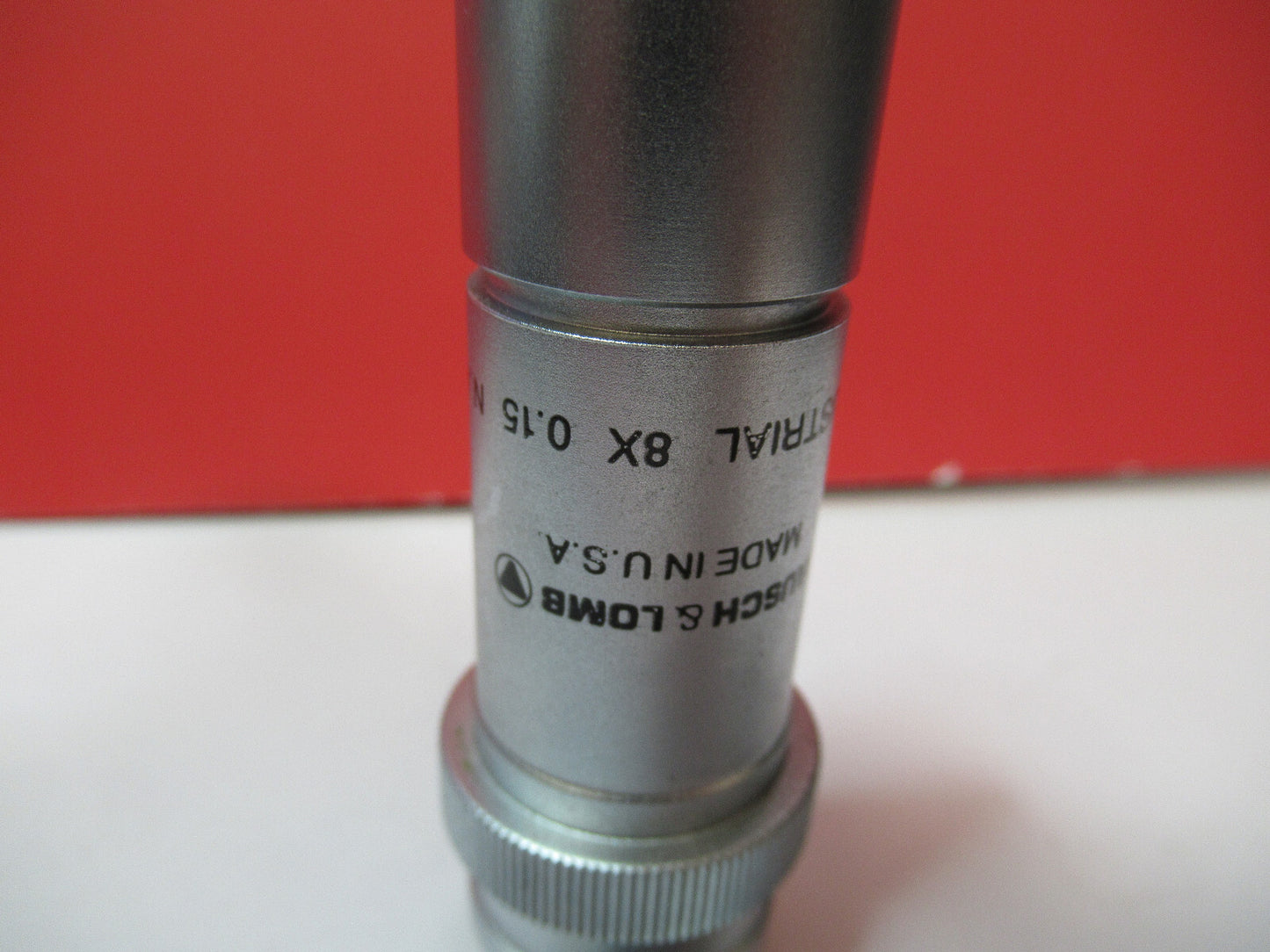 Industrial Lwd Bausch & Lomb Objective 8X Microscope Part