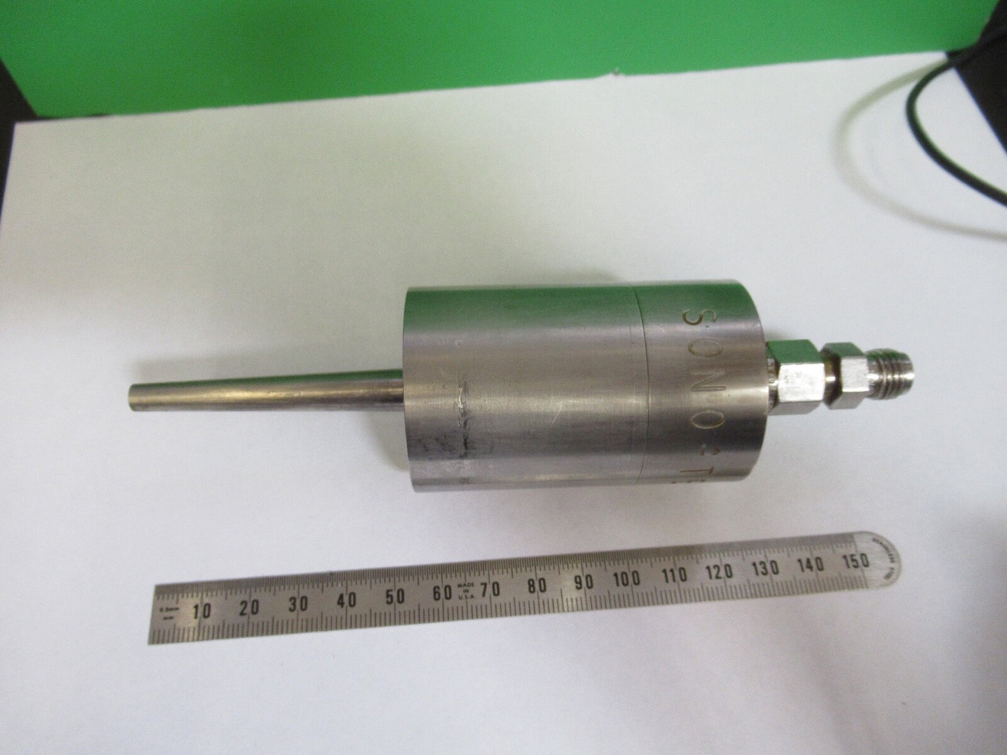 LABORATORY INDUSTRIAL SONO-TEK ULTRASONIC PIEZO DIFFUSER NOZZLE AS PIC Q7-B-30