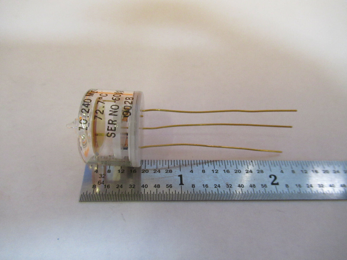 BLILEY ELECTRIC GLASS PKG QUARTZ RESONATOR 10.24 MHz FREQUENCY  AS PIC &1-DT-C