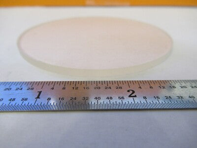 OPTICAL PLANO GLASS ROUND PLATE OPTICS AS PICTURED &3K-A-20