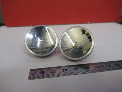 BAUSCH LOMB PAIR KNOBS ANTIQUE MICROSCOPE PART AS PICTURED #X3-B-85