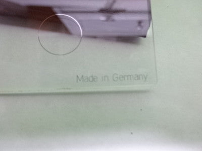 MICROSCOPE PART OPTICAL RETICLE CROSSHAIR GERMANY OPTICS AS IS B#B1-F-A-4