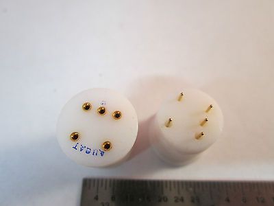 LOT 2 EA TEFLON AUGAT SOCKET FOR T0-8 COMPONENTS BIN#5M-25