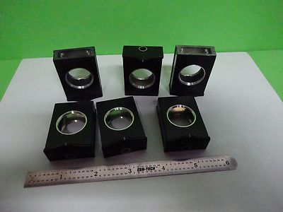 Microscope Fixtures Lot Objective Holder Optics AS IS