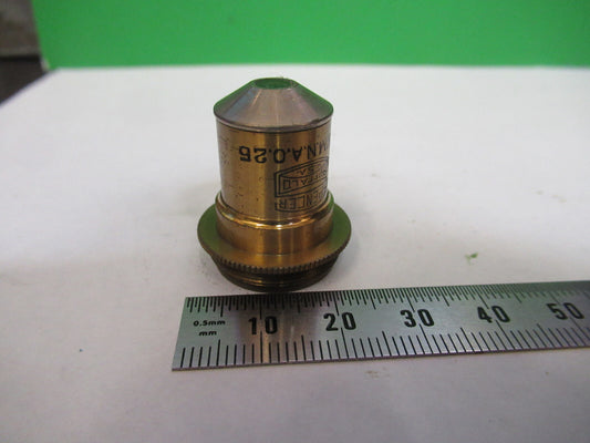 Antique Spencer Lens Co. American Optical Co. Brass Objective 10X Microscope Part