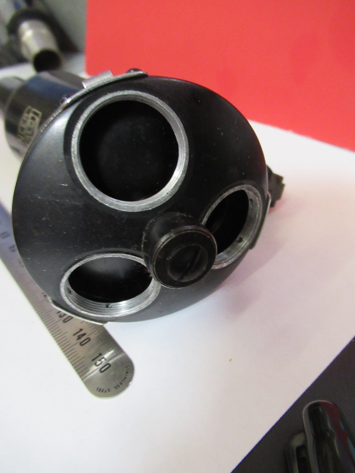 SPENCER AO AMERICAN OPTICS tubus + nosepiece MICROSCOPE PART AS PIC V7-A-36