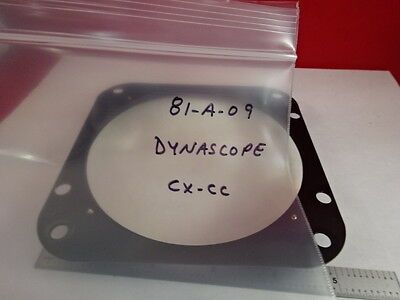 DYNASCOPE ENGLAND HUGE CONCAVE CONVEX LENS MICROSCOPE PART OPTICS AS IS &81-A-09