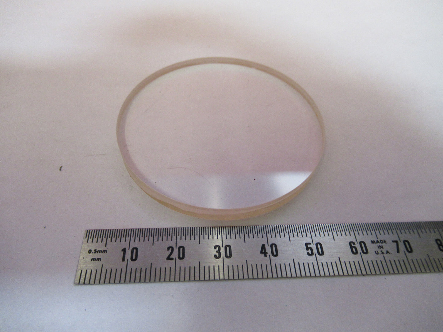 OPTICAL FLAT WINDOW GLASS LASER OPTICS AS PICTURED  T7-A-30