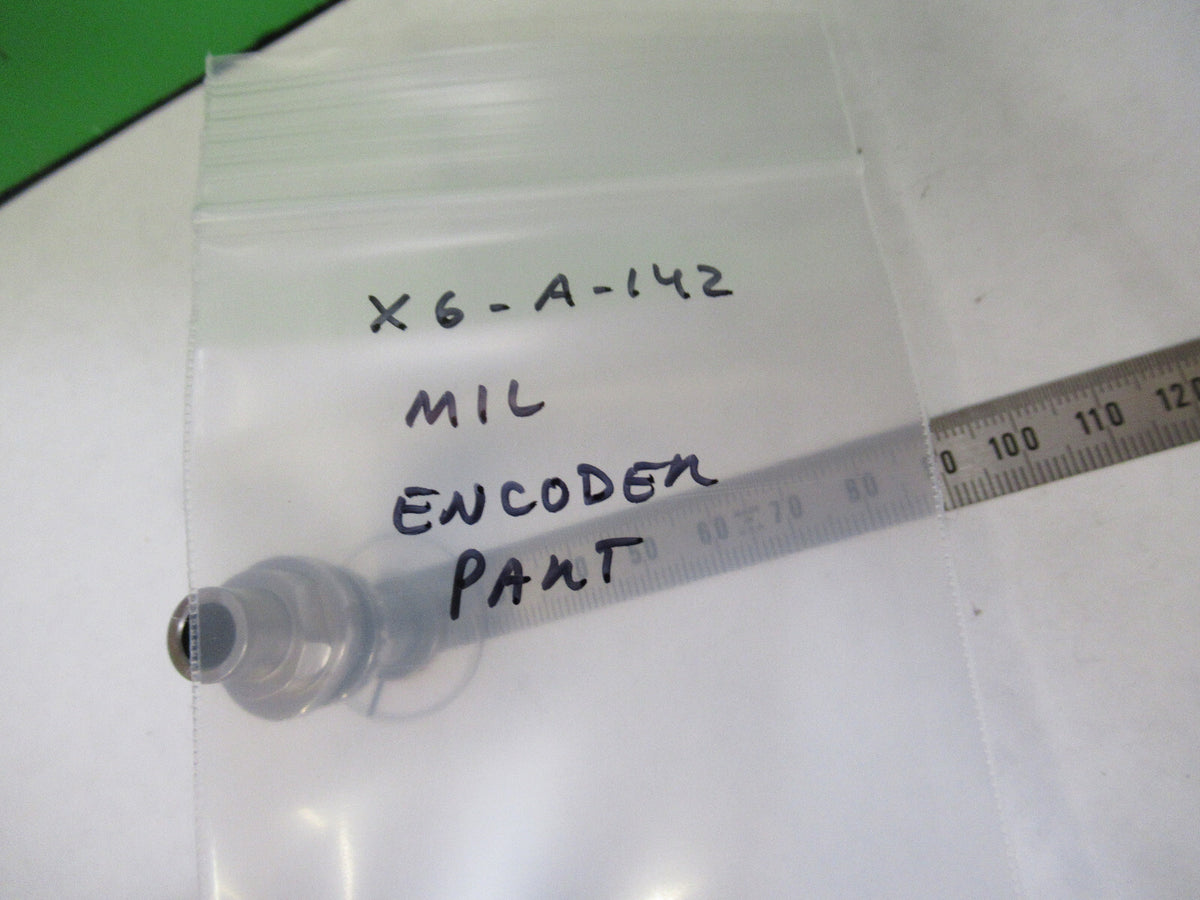 OPTICAL mil spec encoder part rotary LASER OPTICS AS PICTURED X6-A-142